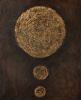 Wabi-Sabi 3D Textured Wall Art - Brown and Rust Gold Artwork | Oil And Acrylic Painting in Paintings by Berezart. Item made of canvas works with minimalism & japandi style