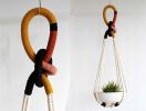 Macrame Plant Hanger, Textile Hanger Sculpture, Handmade: The "CHUNKY" Series | Plants & Landscape by Freefille
