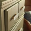 Pebble Gold Fleck White 3” CC Pull | Hardware by Windborne Studios. Item made of stone