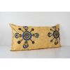 Suzani Body Pillow Fashioned from a Tashkent Suzani, Extra L | Cushion in Pillows by Vintage Pillows Store