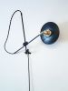 Matte Black and Brass Industrial Scissor Wall Lamp | Sconces by Retro Steam Works. Item made of fabric & brass compatible with industrial and modern style