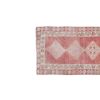 Vintage Muted Red Turkish Herki Runner Rug - Tribal Handmade | Rugs by Vintage Pillows Store. Item composed of cotton & fiber