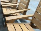 Modern Adirondack Chair, 100% solid hardwood lounge chair, USA made | Chairs by Marco Bogazzi