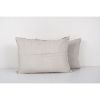 Pair Old Uzbek Trade Cloth Pillow, Set of Two Vintage Floral | Cushion in Pillows by Vintage Pillows Store