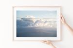 Coastal wall art, "Clouds over the Ionian Sea" photograph | Photography by PappasBland. Item composed of paper in minimalism or contemporary style
