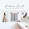 Bathroom Bundle Kit [Flat End] | Hook in Hardware by Keyaiira | leather + fiber | Artist Studio in Santa Rosa. Item made of leather