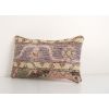 Muted Color Antique Carpet Rug Pillow, Faded Blue Unique Sof | Cushion in Pillows by Vintage Pillows Store