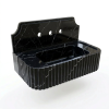 Nero Marquina Marble Sink with Backsplash | Water Fixtures by Vero Marble