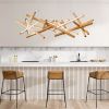 Infinity chandelier | Chandeliers by Next Level Lighting. Item composed of wood