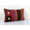 Striped Brown Anatolian Case,Vintage Organic Turkish | Cushion in Pillows by Vintage Pillows Store. Item made of cotton