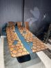 Epoxy Office Table - Conferance Table - Dining Table | Tables by Tinella Collection. Item made of wood with metal works with contemporary & mediterranean style