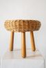 Woven Wicker Tripod Stool | Chairs by District Loom