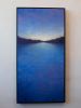 Blue Monday | Oil And Acrylic Painting in Paintings by Victoria Veedell. Item made of canvas with synthetic works with contemporary style