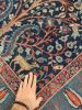 AMAZING POMEGRANATE Tree of Life | Incredible Blues, Camel | Area Rug in Rugs by The Loom House. Item composed of wool & fiber