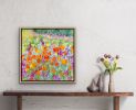 Wild Poppies | Oil And Acrylic Painting in Paintings by Checa Art. Item made of canvas with synthetic