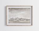 Monochromatic Tree Art Print in a Vintage Style | Prints by Melissa Mary Jenkins Art. Item composed of paper in country & farmhouse or japandi style