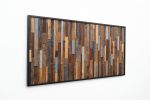 Reclaimed wood wall art | Wall Sculpture in Wall Hangings by Craig Forget. Item composed of wood compatible with mid century modern and contemporary style