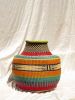 Flower Pot Basket by Asiibi Nº 2 | Storage Basket in Storage by AKETEKETE. Item in boho or country & farmhouse style