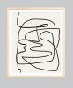 Japandi Wall Art, Modern Minimalist Abstract Line Art Poster | Prints by Capricorn Press. Item composed of paper in boho or minimalism style