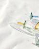 Hand Blown Circle Stem Wine Glass in Yellow/Green | Drinkware by Barton Croft. Item made of glass works with country & farmhouse & japandi style