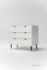 White Dresser, Commode, Credenza in Solid Oak | Storage by Manuel Barrera Habitables. Item made of oak wood