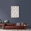 Textured Plaster Wall Art: 3D Relief, Japandi Minimalist Painting | Wall Sculpture in Wall Hangings by Vaiva Art Atelier