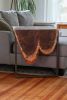 Double Live-Edge Walnut Waterfall Side C-Table | Side Table in Tables by Hazel Oak Farms. Item composed of walnut & steel