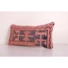 Turkish Oushak Rug Pillow Copper Cover, Boho Woven Lumbar Ca | Cushion in Pillows by Vintage Pillows Store
