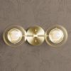 Durham | Sconces by Illuminate Vintage. Item composed of brass & glass