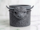 Planter Highland Cow Head | Plant Stand in Plants & Landscape by Kimi Craft Corner