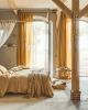 Tab Top Linen Curtain Panel (1 Pcs) | Curtains & Drapes by MagicLinen. Item made of fabric