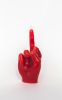 Red Hand candle - Original F*ck gesture | Ornament in Decorative Objects by Agora Home. Item in minimalism or contemporary style