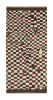 Rug & Kilim’s Moroccan style rug in White, Red and Brown Checkered Pattern | Area Rug in Rugs by Rug and Kilim