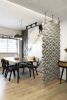 Facet hanging room divider 102 x 207cm | Decorative Objects by Bloomming, Bas van Leeuwen & Mireille Meijs. Item made of steel with synthetic