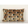 Bronze Silk Ikat Velvet Pillow Cover - Butterfly or Housefly | Sham in Linens & Bedding by Vintage Pillows Store. Item composed of cotton