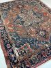 STYLIZED Antique Heriz with Old World Tips & Finals | Area Rug in Rugs by The Loom House. Item composed of wool & fiber