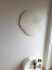 3D Relief Painting: Sculptural Marble Plaster Wall Art, Irregular Shape Round Piece | Wall Sculpture in Wall Hangings by Vaiva Art Atelier