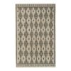 Handwoven Floral Pattern Needlepoint Kids Kilim Rug | Small Rug in Rugs by Vintage Pillows Store. Item composed of wool and fiber