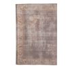 Hand Knotted Contemporary Distressed Large China Rug | Area Rug in Rugs by Vintage Pillows Store. Item made of cotton with fiber