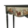 Custom Pet Portrait Console Table, Hand-Painted Narrow Entryway Table with Drawer | Tables by Birds and Gardens Inc. Item composed of maple wood in boho or contemporary style