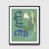 Mid Century Modern Abstract Art, Colorful Abstract wall art | Prints in Paintings by Capricorn Press. Item made of paper works with boho & minimalism style