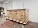Model 1095 - Custom Double Sink Vanity | Countertop in Furniture by Limitless Woodworking. Item composed of maple wood in mid century modern or contemporary style