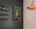 Woodland Fox Art Print, Spring Green Nature Wall Art | Prints in Paintings by The Ugly Cat Studio