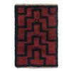 Mid Century Modern Tulu Turkish Tulu Rug with Tribal Pattern | Area Rug in Rugs by Vintage Pillows Store. Item composed of cotton & fiber