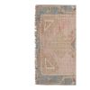 Distressed Small Turkish Oushak Rug - Doormat 1'8" X 3'4" | Area Rug in Rugs by Vintage Pillows Store. Item composed of cotton & fiber