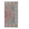 Vintage Unusual Faded Turkish Oushak Rug - Dining Room | Area Rug in Rugs by Vintage Pillows Store. Item composed of cotton and fiber