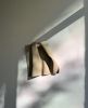 Sand Beige Abstract Wall Sculpture: Draped Fabric Inspired Plaster Art, Sculptural Folded Paper | Wall Hangings by Vaiva Art Atelier