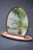 Vanity Mirror, Table Mirror in Oak or Walnut | Decorative Objects by Manuel Barrera Habitables. Item composed of oak wood and glass