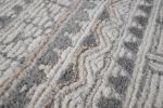 Tribal Geometric Area Grey Ivory Boho Rug | Area Rug in Rugs by Swiflo