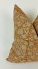 mustard block print pillow, yellow block print pillow, block | Pillows by Velvet Fringe